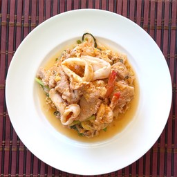 สุกี้แห้งทะเล