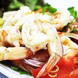 ยำกุ้งสด
