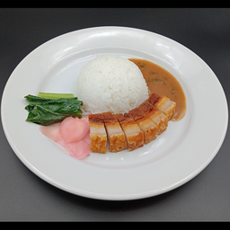 ข้าวหมูกรอบ