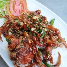 ปูนิ่มผัดพริกเกลือ