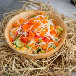 4สลัดไข่กุ้งกับปูอัด