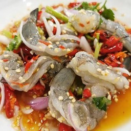 ยำกุ้งสด