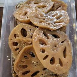 연근조림 stewed lotus root