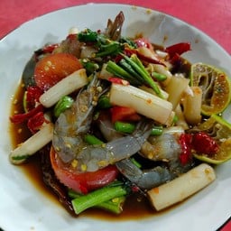ตำไหลบัวกุ้งสด
