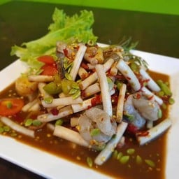 ตำไหลบัวกุ้งสด