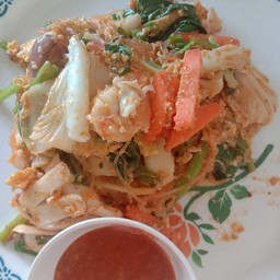 สุกี้แห้งหมู