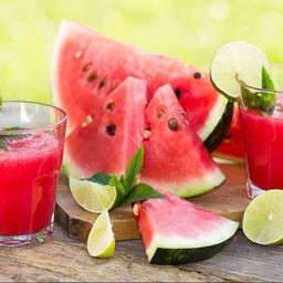 น้ำเเตงโมปั่นสด