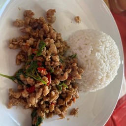 ข้าวกระเพราหมูสับ