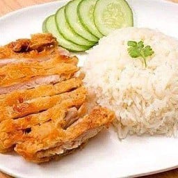 ข้าวมันไก่ทอด