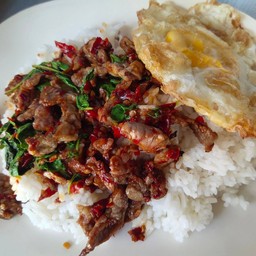 กะเพรา"คำโต"ครัวฮาลาล หลัง รพ.บางปะกอก9