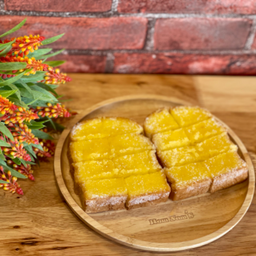 ปังปิ้งเนย น้ำตาล แผ่นคู่