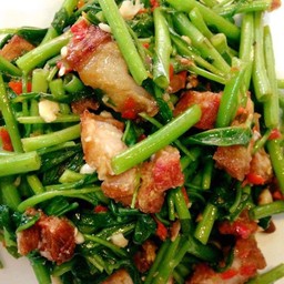 ผัดผักบุ้ง (กับข้าว)