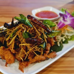 หมูทอดสมุนไพร