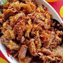 ไส้อ่อนทอดกระเทียม