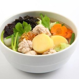 เซ็ทแกงจืดเต้าหู้หมูสับ ข้าวเปล่า ไข่เจียว
