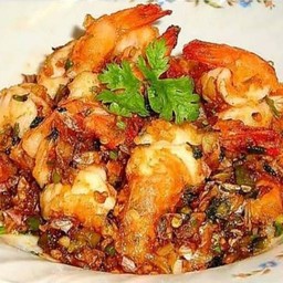 กุ้งผัดพริกเกลือ