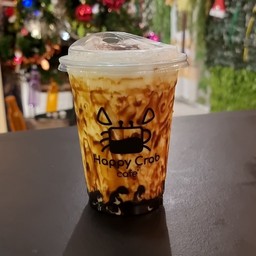 นมฮอกไกโดบราวน์ชูการ์ไข่มุก
