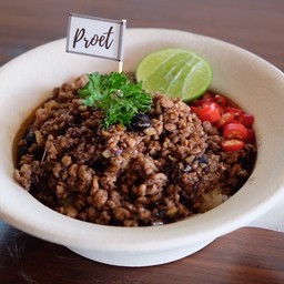 ข้าวหมูสับหนำเลี๊ยบ