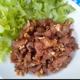 หมูทอดกระเทียม
