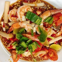 ตำไหลบัวกุ้งสุก