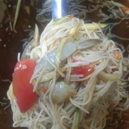 ตำซั่วกุ้งสด