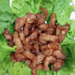 หมูสามชั้นทอด