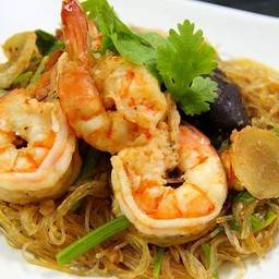 กุ้งอบวุ้นเส้น(กุ้งเล็ก)