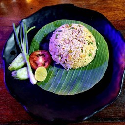 ข้าวผัดแหนมหมู