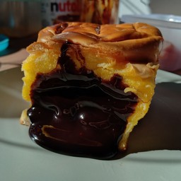 ปังปิ้งไส้ทะลักเนย-ช็อคโกแลต