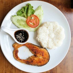 ข้าวแซลมอนเทอริยากิ