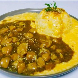 ข้าวหน้าไก่ราชวงศ์ ไข่ข้น