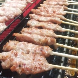 หมูปิ้งเชียงคำ เที่ยงคืน ขัวแคร่