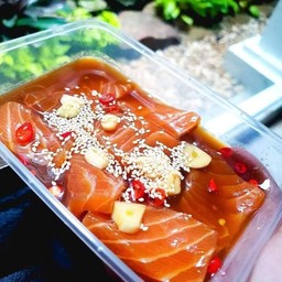 ได้ดิบได้ดีย์ - แซลม่อนดองซีอิ๊ว กุ้งดองซีอิ๊ว