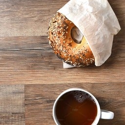 Promotion Bagel Cream Cheese with Coffee