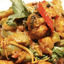 ผัดเผ็ดกบ