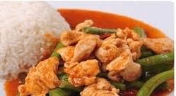 ข้าวผัดพริกแกงกลาง(ราดข้าว)