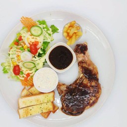 2สเต็กพอร์คชอปธรรมดา