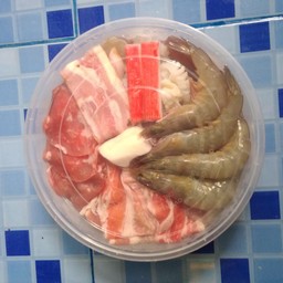 หมูกระทะชุดใหญ่1750ml