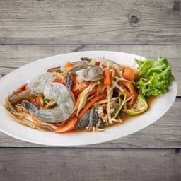 ส้มตำกุ้งสด
