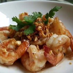 กุ้งทอดกระเทียม