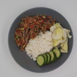 22เมนูเนื้อโคขุนชิ้นราดข้าว