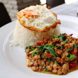 ข้าวกระเพราหมูสับ