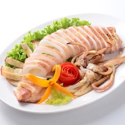 ปลาหมึกเผา