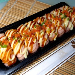 เซ็ตกริลแซลมอนซอสมาโย-(8 ชิ้น)