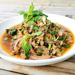 ลาบเนื้อ(สุก)