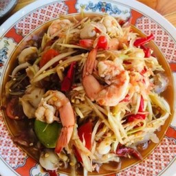 กระเพราโบราณ&ส้มตำ เผ็ดปากแตก