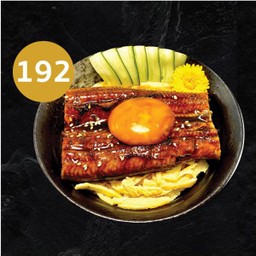 192.ข้าวหน้าปลาไหลท็อปไข่แดงญี่ปุ่น