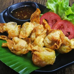เกี๊ยวกุ้งทอดกรอบ
