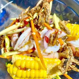 ยำกุ้งลวก