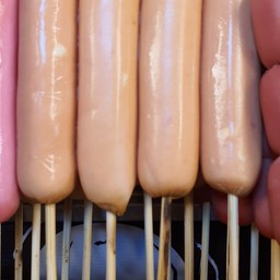 ไส้กรอกชีสทอด